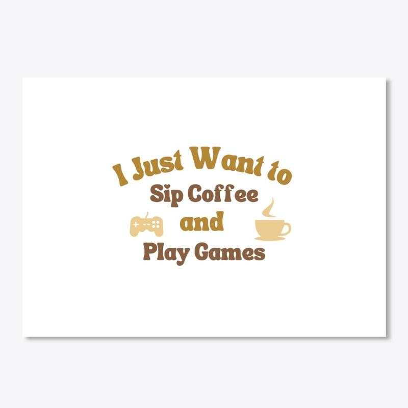 coffee and games